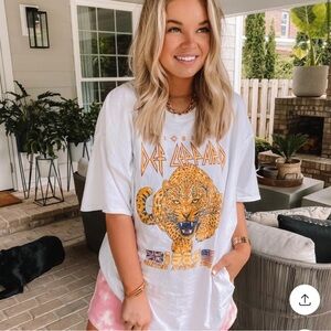 Def Leopard Tour Dress shirt